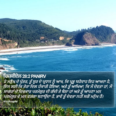 ਹਿਜ਼ਕੀਏਲ 28:2 PANIRV Bible Verse Image