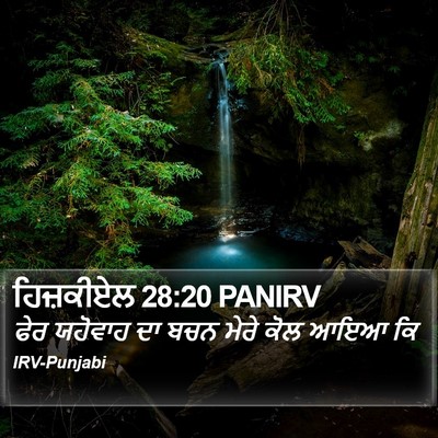 ਹਿਜ਼ਕੀਏਲ 28:20 PANIRV Bible Verse Image