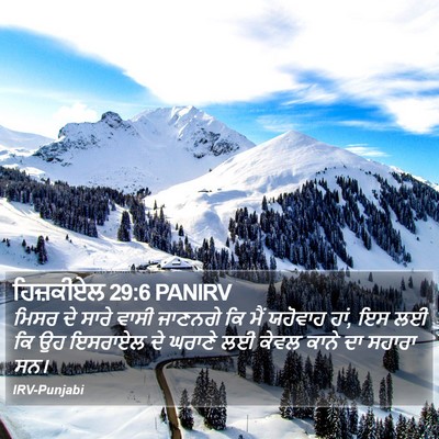 ਹਿਜ਼ਕੀਏਲ 29:6 PANIRV Bible Verse Image
