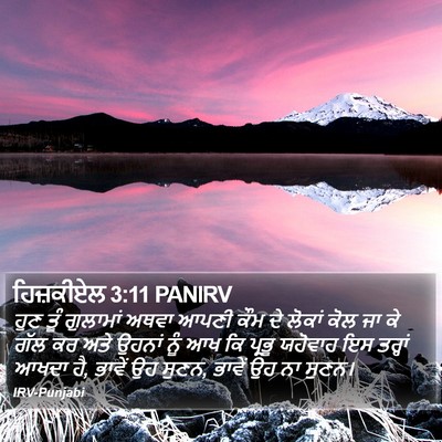ਹਿਜ਼ਕੀਏਲ 3:11 PANIRV Bible Verse Image