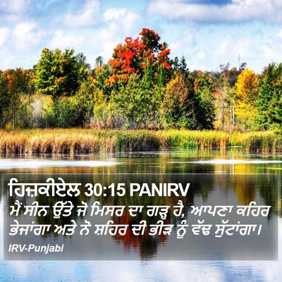 ਹਿਜ਼ਕੀਏਲ 30:15 PANIRV Bible Verse Image