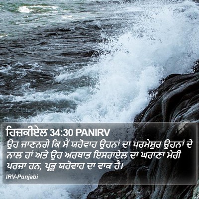 ਹਿਜ਼ਕੀਏਲ 34:30 PANIRV Bible Verse Image