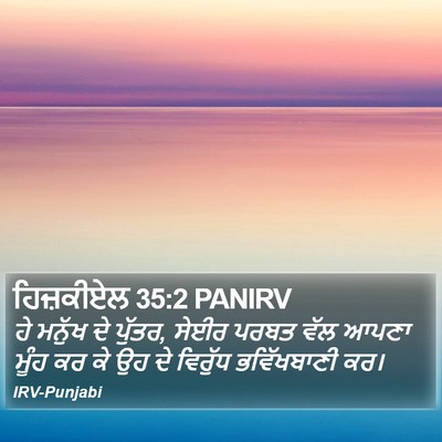 ਹਿਜ਼ਕੀਏਲ 35:2 PANIRV Bible Verse Image