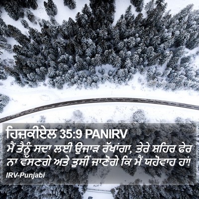 ਹਿਜ਼ਕੀਏਲ 35:9 PANIRV Bible Verse Image