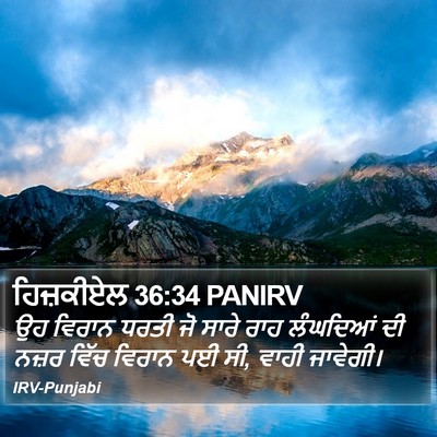 ਹਿਜ਼ਕੀਏਲ 36:34 PANIRV Bible Verse Image