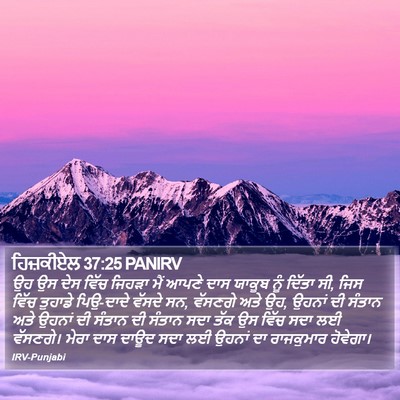 ਹਿਜ਼ਕੀਏਲ 37:25 PANIRV Bible Verse Image