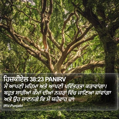 ਹਿਜ਼ਕੀਏਲ 38:23 PANIRV Bible Verse Image