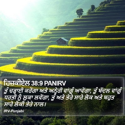 ਹਿਜ਼ਕੀਏਲ 38:9 PANIRV Bible Verse Image