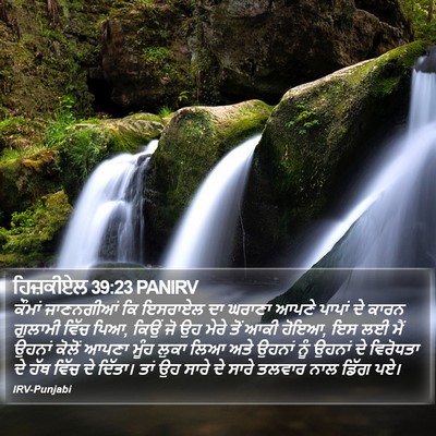 ਹਿਜ਼ਕੀਏਲ 39:23 PANIRV Bible Verse Image