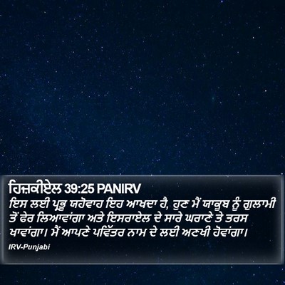 ਹਿਜ਼ਕੀਏਲ 39:25 PANIRV Bible Verse Image