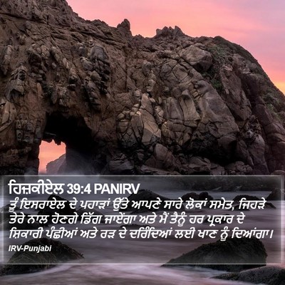 ਹਿਜ਼ਕੀਏਲ 39:4 PANIRV Bible Verse Image