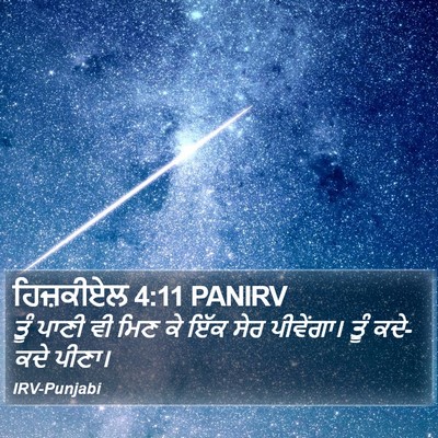 ਹਿਜ਼ਕੀਏਲ 4:11 PANIRV Bible Verse Image