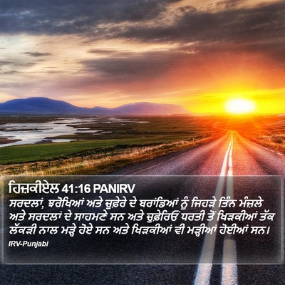 ਹਿਜ਼ਕੀਏਲ 41:16 PANIRV Bible Verse Image