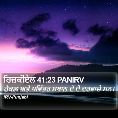 ਹਿਜ਼ਕੀਏਲ 41:23 PANIRV Bible Verse Image