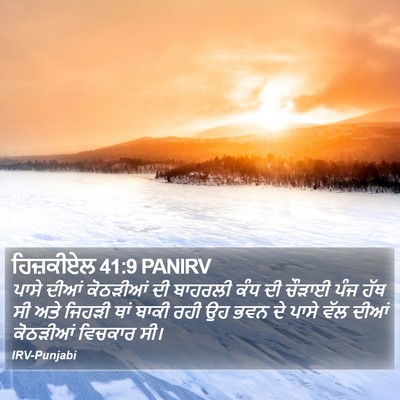 ਹਿਜ਼ਕੀਏਲ 41:9 PANIRV Bible Verse Image