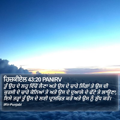ਹਿਜ਼ਕੀਏਲ 43:20 PANIRV Bible Verse Image