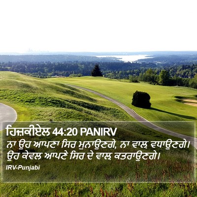 ਹਿਜ਼ਕੀਏਲ 44:20 PANIRV Bible Verse Image