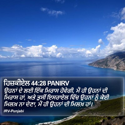 ਹਿਜ਼ਕੀਏਲ 44:28 PANIRV Bible Verse Image