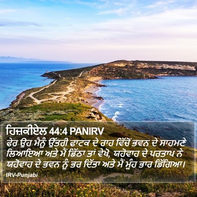 ਹਿਜ਼ਕੀਏਲ 44:4 PANIRV Bible Verse Image