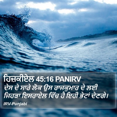 ਹਿਜ਼ਕੀਏਲ 45:16 PANIRV Bible Verse Image