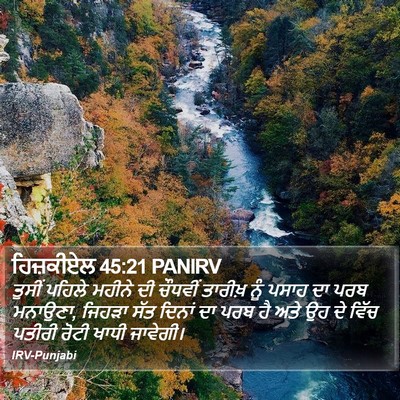 ਹਿਜ਼ਕੀਏਲ 45:21 PANIRV Bible Verse Image