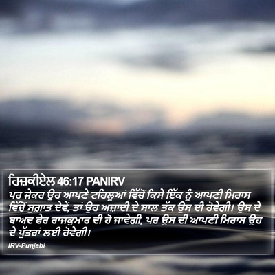 ਹਿਜ਼ਕੀਏਲ 46:17 PANIRV Bible Verse Image