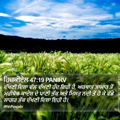 ਹਿਜ਼ਕੀਏਲ 47:19 PANIRV Bible Verse Image