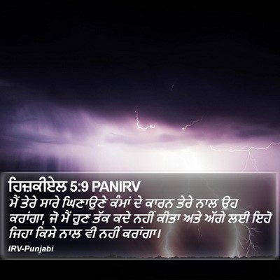 ਹਿਜ਼ਕੀਏਲ 5:9 PANIRV Bible Verse Image