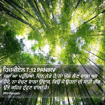 ਹਿਜ਼ਕੀਏਲ 7:12 PANIRV Bible Verse Image