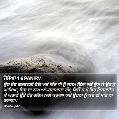 ਹੋਸ਼ੇਆ 1:6 PANIRV Bible Verse Image