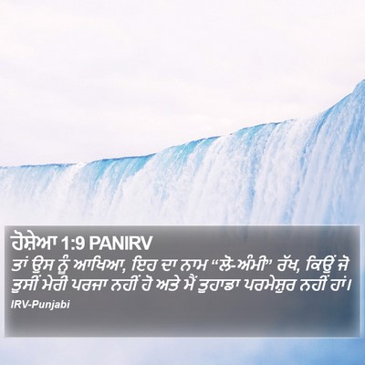 ਹੋਸ਼ੇਆ 1:9 PANIRV Bible Verse Image