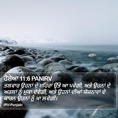 ਹੋਸ਼ੇਆ 11:6 PANIRV Bible Verse Image