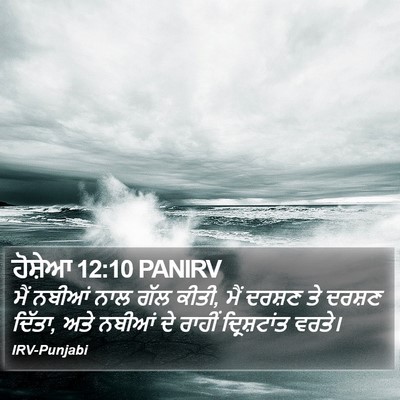 ਹੋਸ਼ੇਆ 12:10 PANIRV Bible Verse Image