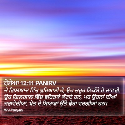 ਹੋਸ਼ੇਆ 12:11 PANIRV Bible Verse Image