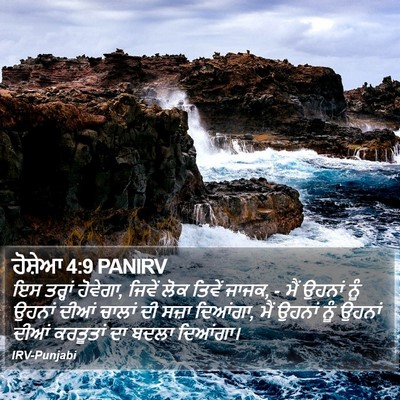 ਹੋਸ਼ੇਆ 4:9 PANIRV Bible Verse Image