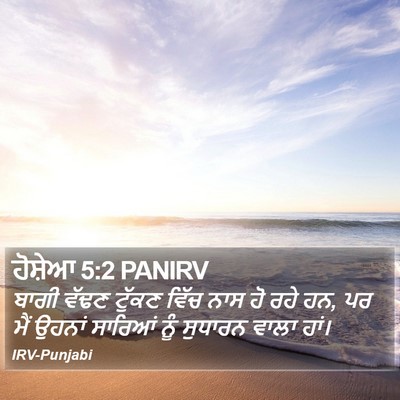 ਹੋਸ਼ੇਆ 5:2 PANIRV Bible Verse Image
