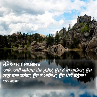 ਹੋਸ਼ੇਆ 6:1 PANIRV Bible Verse Image