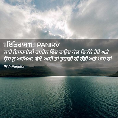 Picture 02 - 1 ਇਤਿਹਾਸ 11:1 PANIRV - ਸਾਰੇ ਇਸਰਾਏਲੀ - Bible Verse Picture