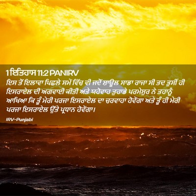 Picture 02 - 1 ਇਤਿਹਾਸ 11:2 PANIRV - ਇਸ ਤੋਂ ਇਲਾਵਾ ਪਿਛਲੇ - Bible Verse Picture