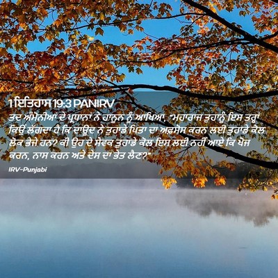 Picture 02 - 1 ਇਤਿਹਾਸ 19:3 PANIRV - ਤਦ ਅੰਮੋਨੀਆਂ ਦੇ - Bible Verse Picture