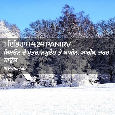 Picture 02 - 1 ਇਤਿਹਾਸ 4:24 PANIRV - ਸ਼ਿਮਓਨ ਦੇ ਪੁੱਤਰ, - Bible Verse Picture