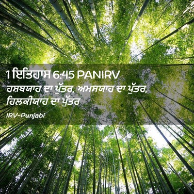 Picture 02 - 1 ਇਤਿਹਾਸ 6:45 PANIRV - ਹਸ਼ਬਯਾਹ ਦਾ ਪੁੱਤਰ, - Bible Verse Picture