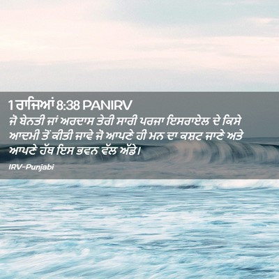 Picture 02 - 1 ਰਾਜਿਆਂ 8:38 PANIRV - ਜੋ ਬੇਨਤੀ ਜਾਂ ਅਰਦਾਸ - Bible Verse Picture