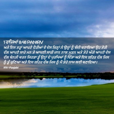 Picture 02 - 1 ਰਾਜਿਆਂ 8:48 PANIRV - ਅਤੇ ਇਸ ਤਰ੍ਹਾਂ ਆਪਣੇ - Bible Verse Picture