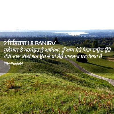 Picture 02 - 2 ਇਤਿਹਾਸ 1:8 PANIRV - ਸੁਲੇਮਾਨ ਨੇ - Bible Verse Picture