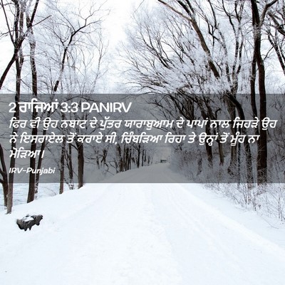 Picture 02 - 2 ਰਾਜਿਆਂ 3:3 PANIRV - ਫਿਰ ਵੀ ਉਹ ਨਬਾਟ ਦੇ - Bible Verse Picture