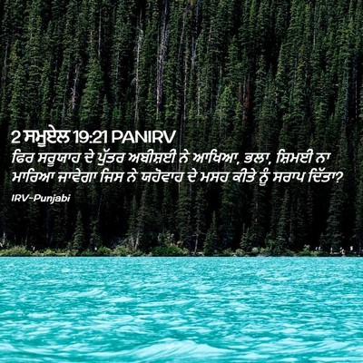 Picture 02 - 2 ਸਮੂਏਲ 19:21 PANIRV - ਫਿਰ ਸਰੂਯਾਹ ਦੇ - Bible Verse Picture