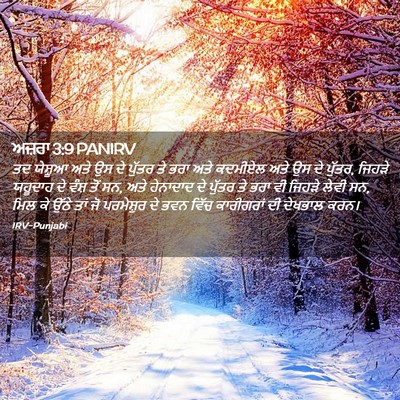 Picture 02 - ਅਜ਼ਰਾ 3:9 PANIRV - ਤਦ ਯੇਸ਼ੂਆ ਅਤੇ ਉਸ ਦੇ - Bible Verse Picture
