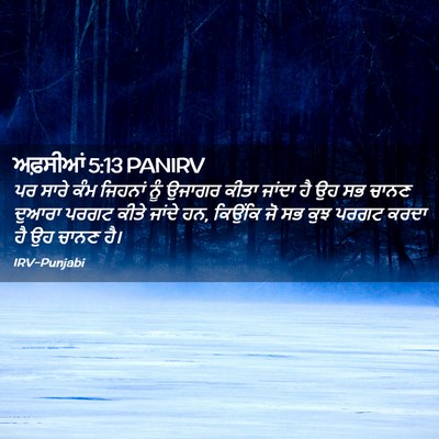 Picture 02 - ਅਫ਼ਸੀਆਂ 5:13 PANIRV - ਪਰ ਸਾਰੇ ਕੰਮ ਜਿਹਨਾਂ - Bible Verse Picture