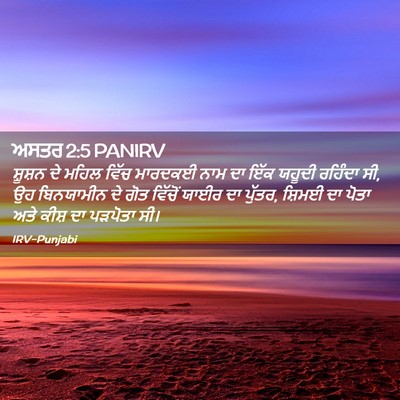 Picture 02 - ਅਸਤਰ 2:5 PANIRV - ਸ਼ੂਸ਼ਨ ਦੇ ਮਹਿਲ - Bible Verse Picture